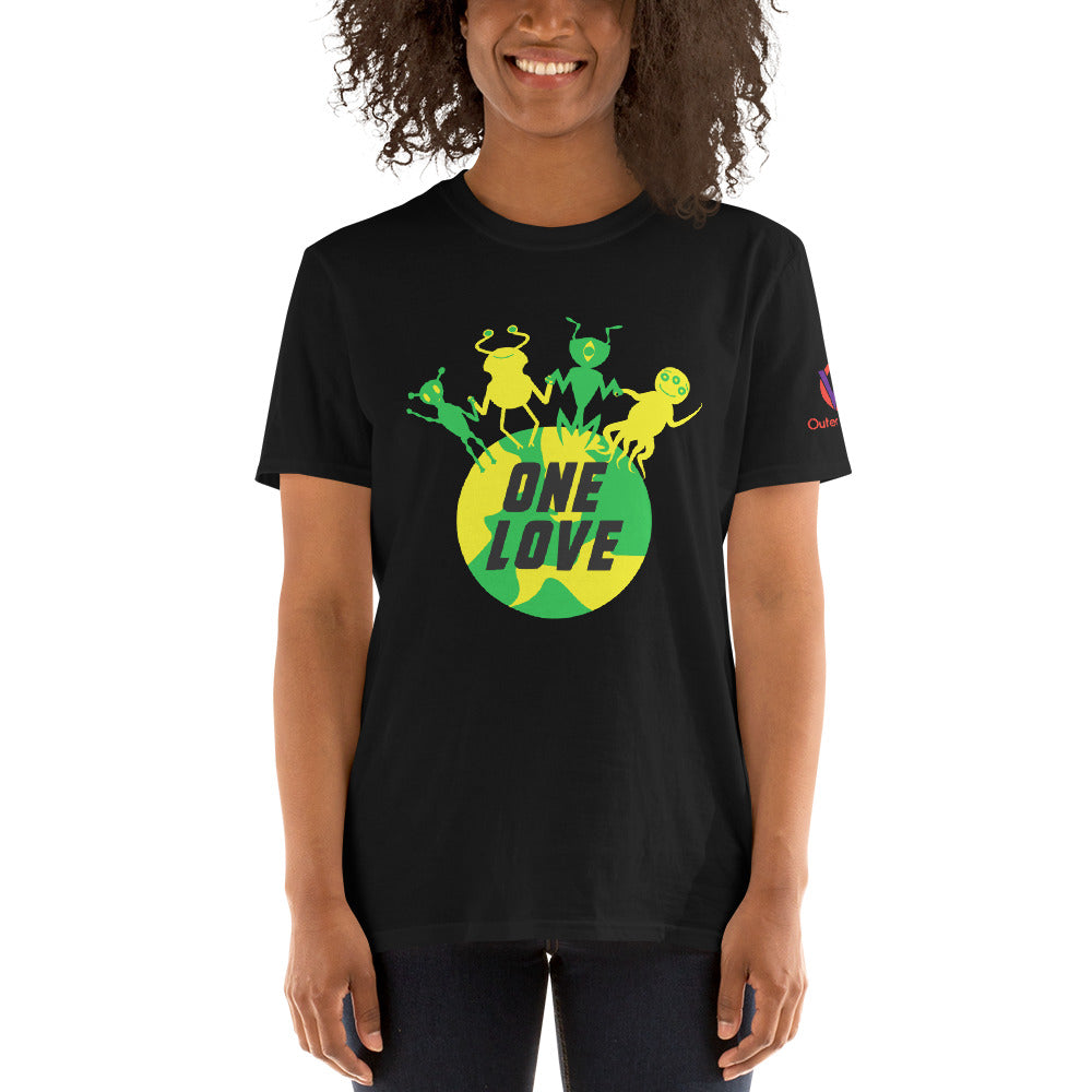 One Love Aliens Short-Sleeve Women T-Shirt – Outer Worldly Apparel