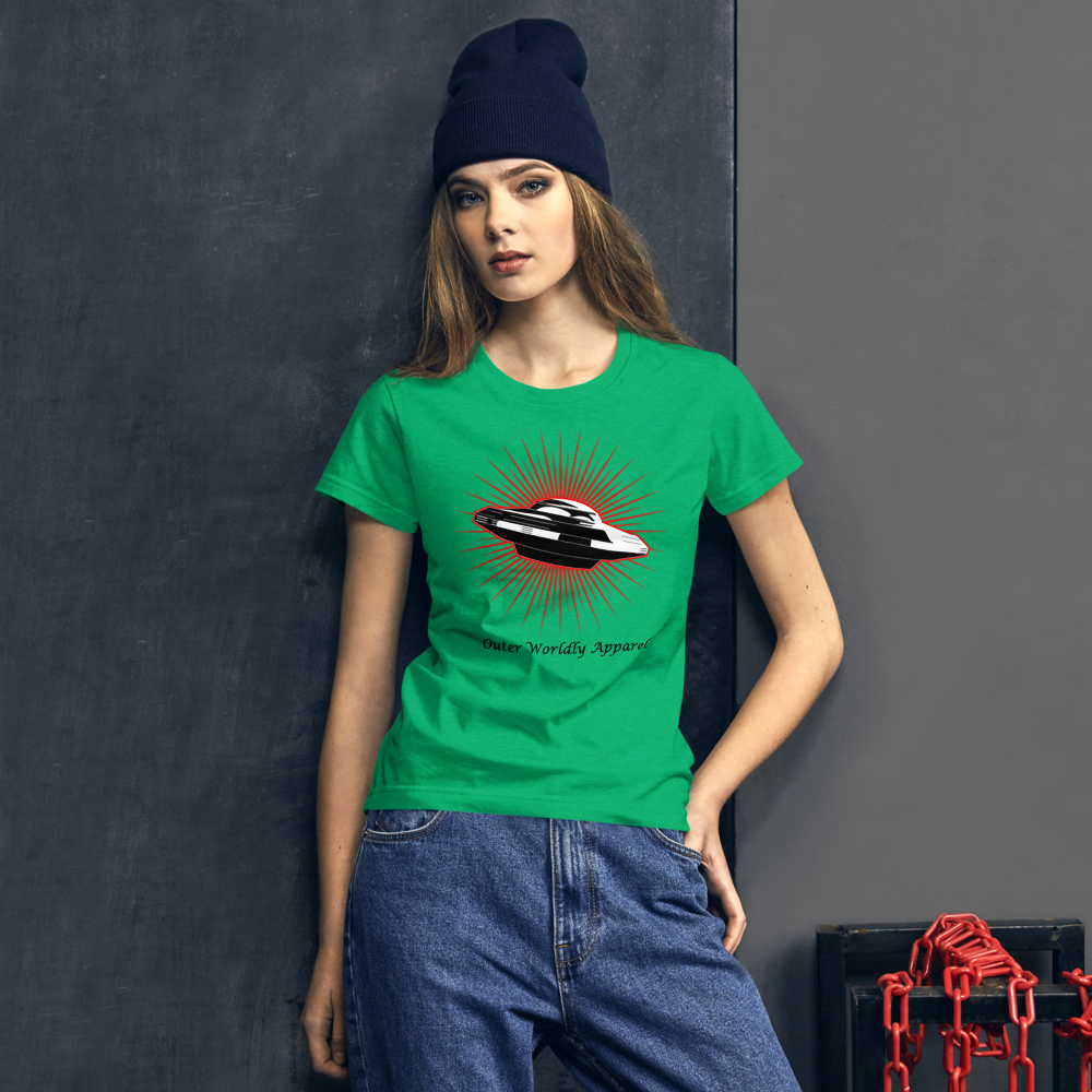 Spaceship Blast  Fashion Fit Women T-Shirt