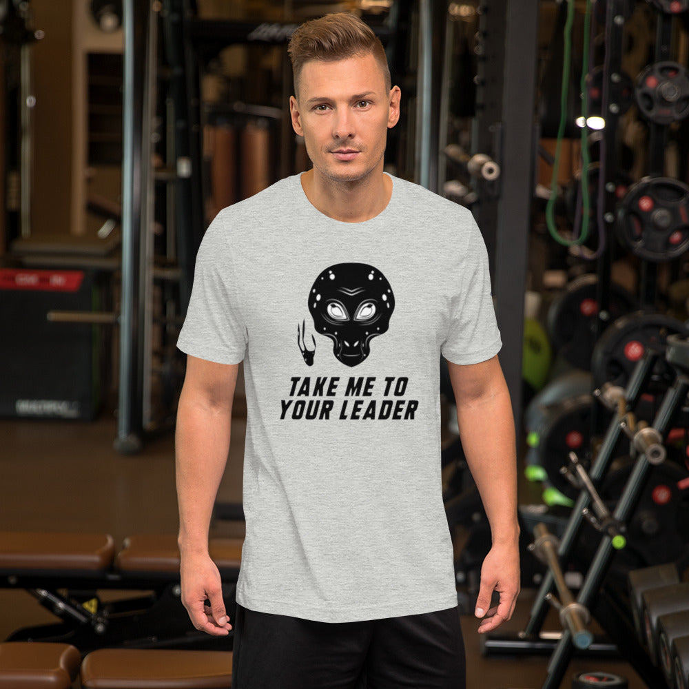 Take Me To Your Leader (Black Skull) Men Short-Sleeve T-Shirt